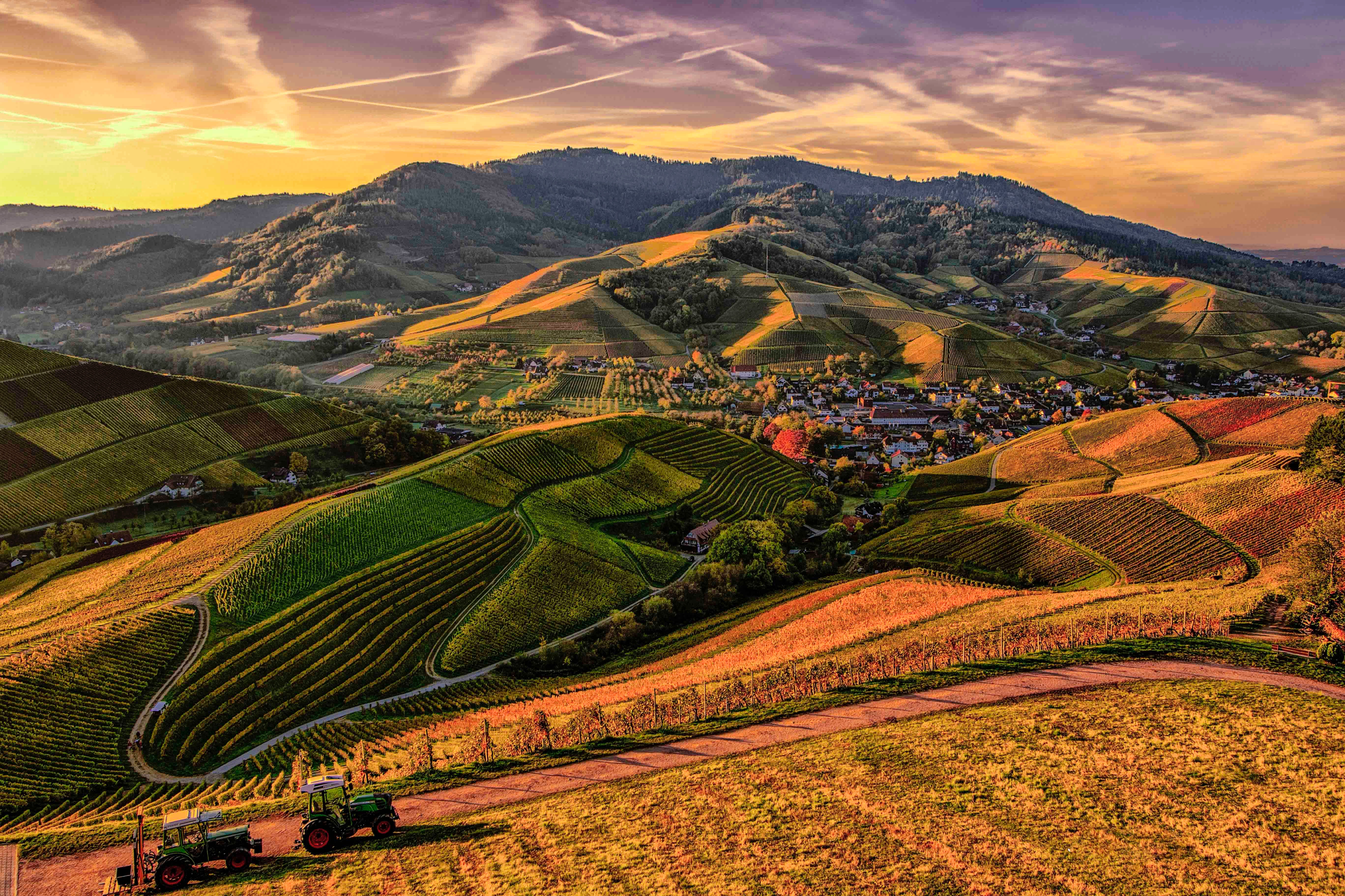 Preston,Idaho - Grassy landscape with rolling hills