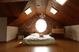 Vaulted Ceiling Bedroom